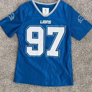 NFL Lions Kids Blue Jersey